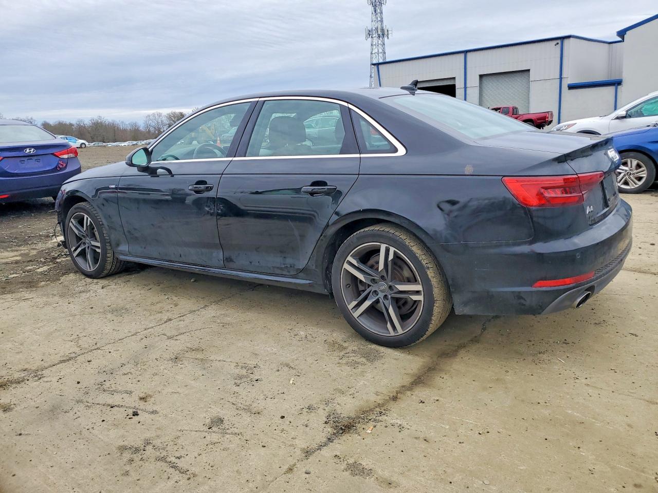 2017 Audi A4 Premium Plus Черный vin: WAUENAF42HN019393