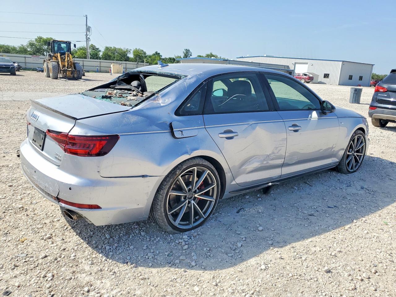 2018 Audi A4 Premium Plus Silver vin: WAUENAF42JN002941