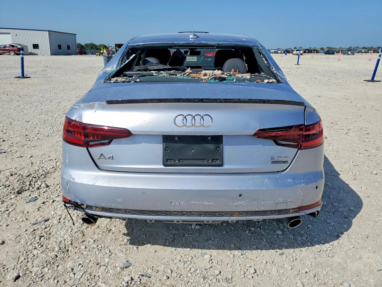 2018 Audi A4 Premium Plus Silver vin: WAUENAF42JN002941
