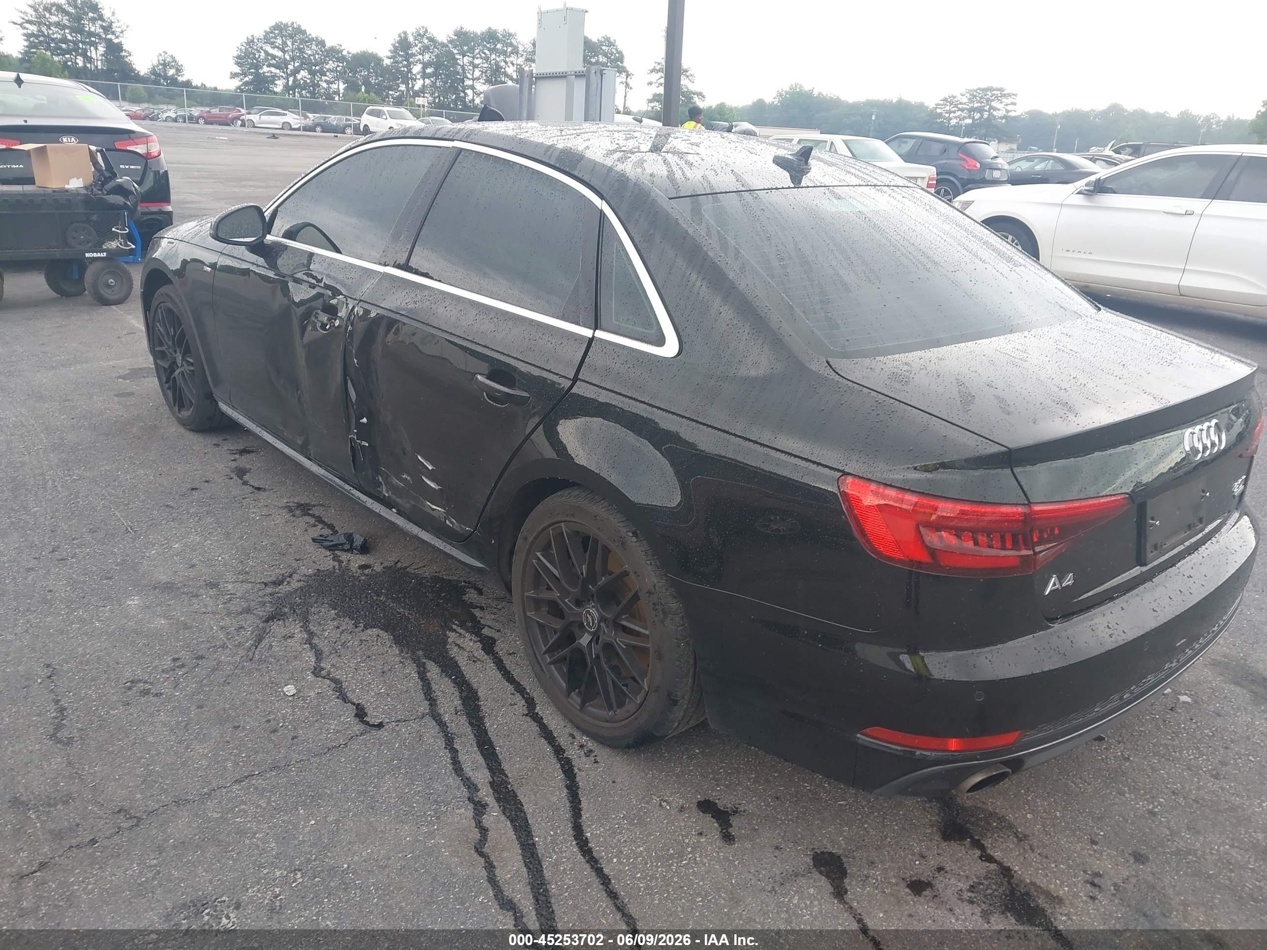 2017 Audi A4 2.0t Premium Black vin: WAUENAF43HN004739