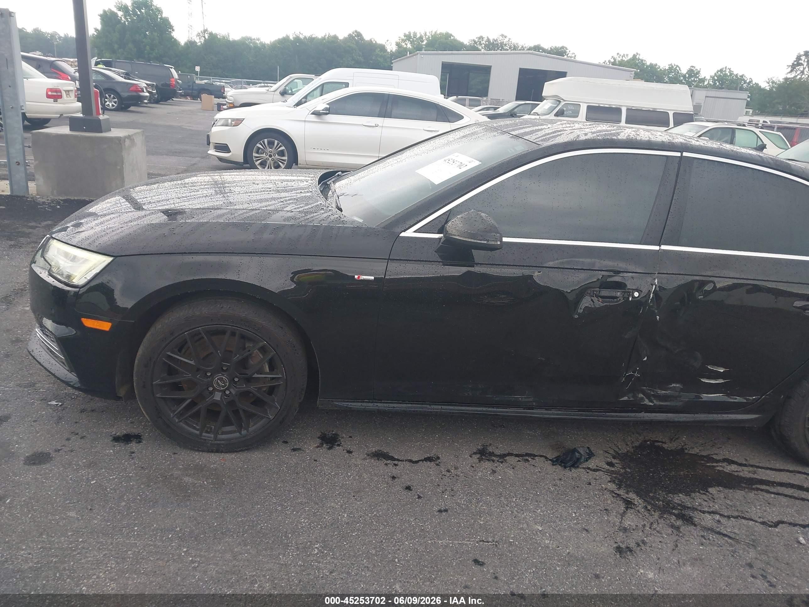 2017 Audi A4 2.0t Premium Black vin: WAUENAF43HN004739