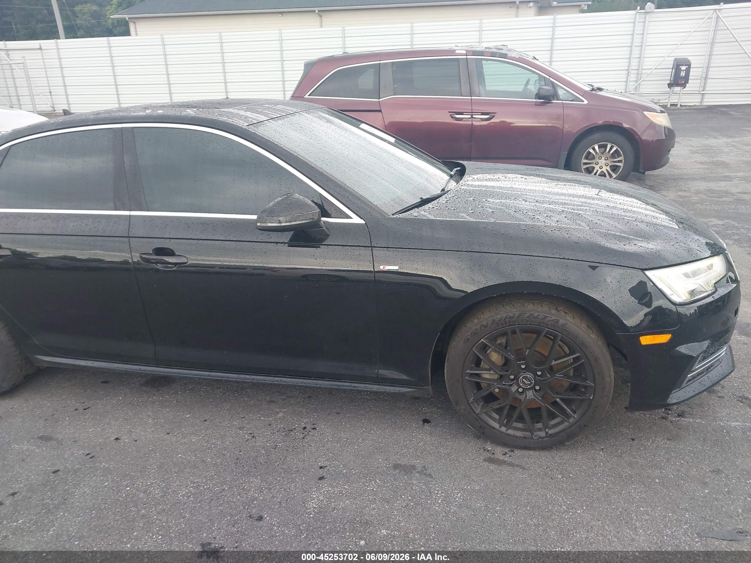 2017 Audi A4 2.0t Premium Black vin: WAUENAF43HN004739