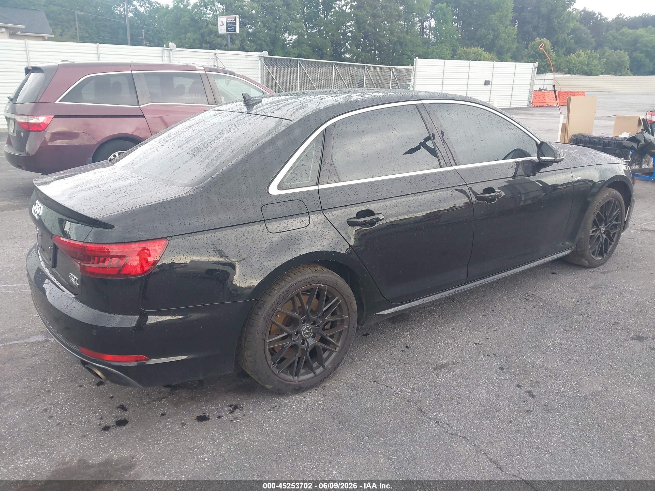 2017 Audi A4 2.0t Premium Black vin: WAUENAF43HN004739