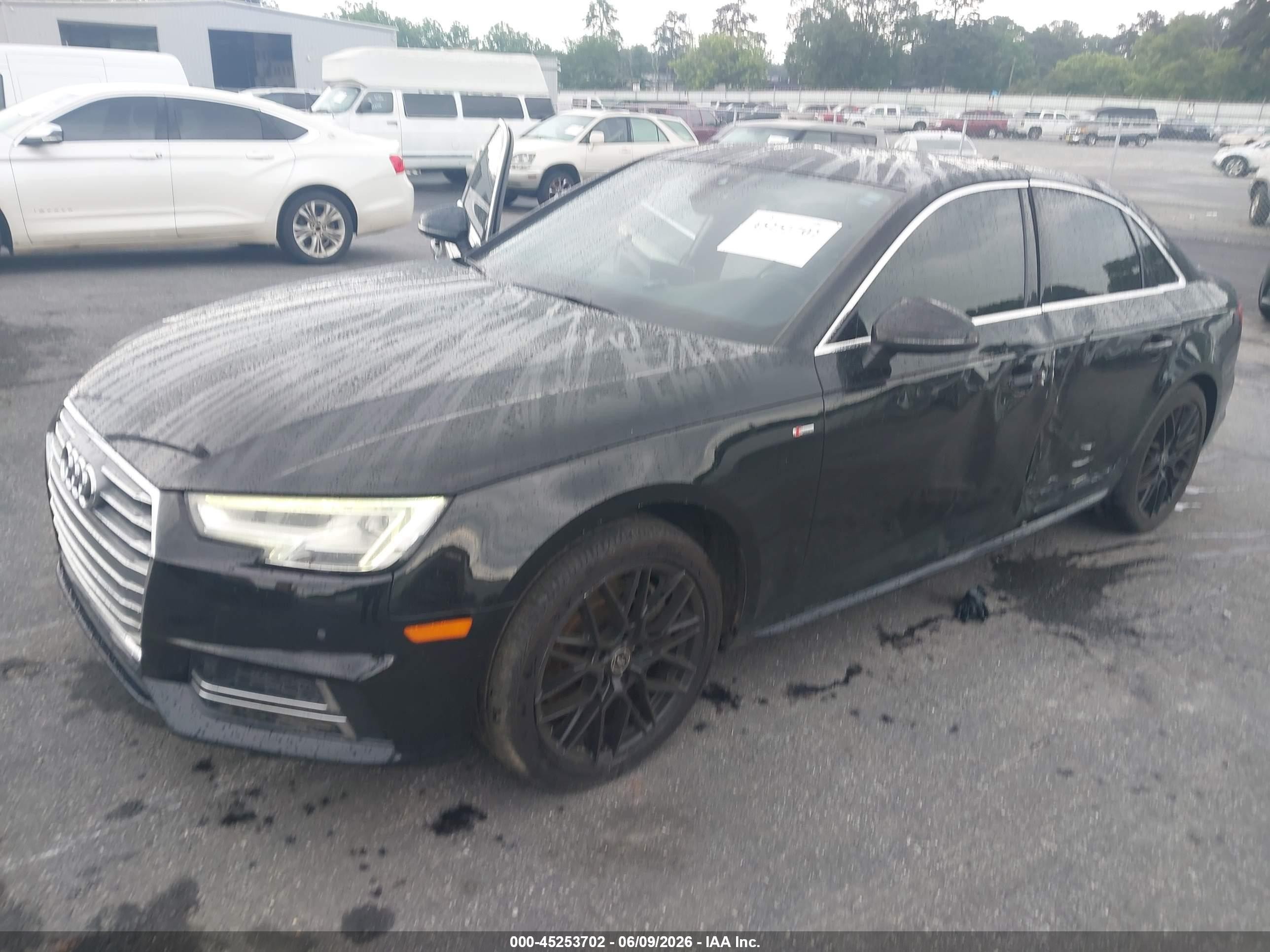 2017 Audi A4 2.0t Premium Black vin: WAUENAF43HN004739