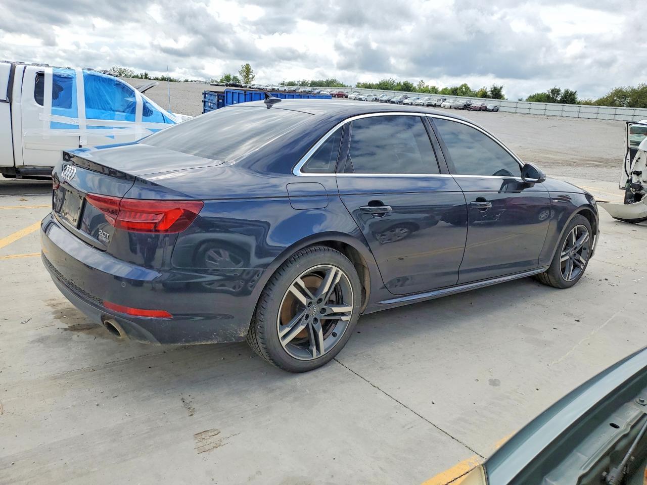 2018 Audi A4 Premium Plus Black vin: WAUENAF45JA232190