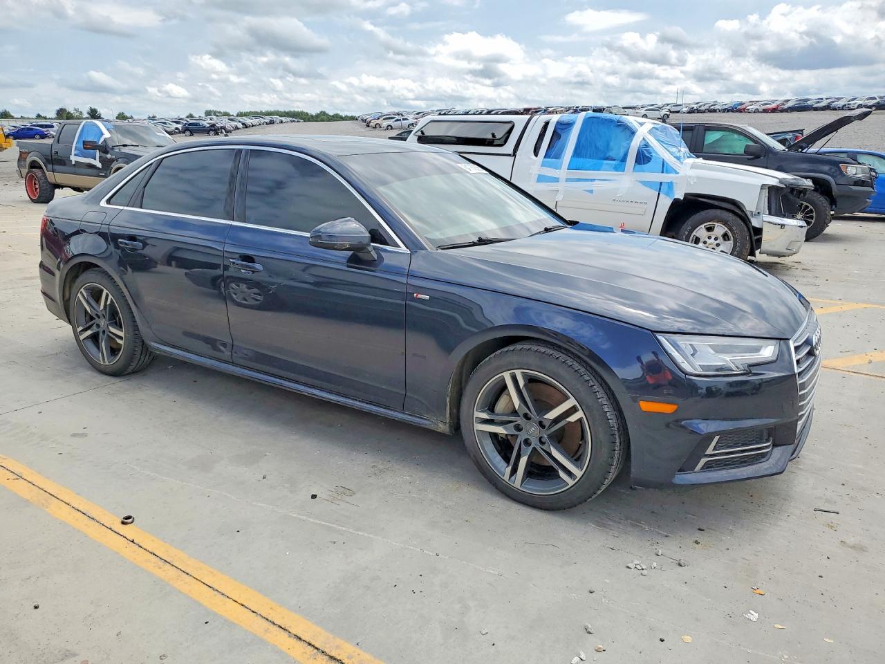 2018 Audi A4 Premium Plus Black vin: WAUENAF45JA232190