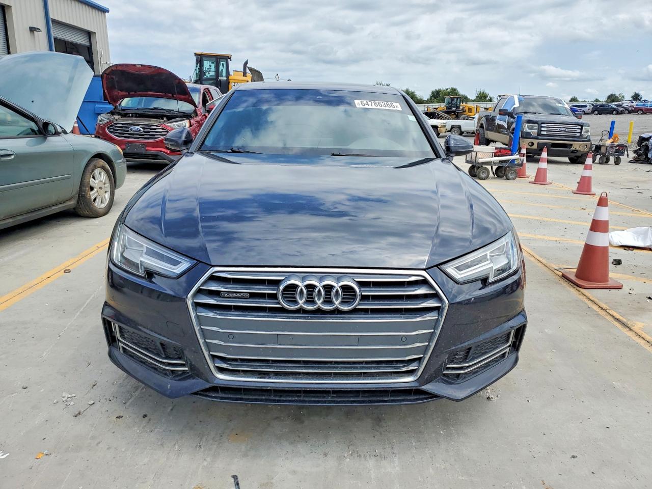 2018 Audi A4 Premium Plus Black vin: WAUENAF45JA232190