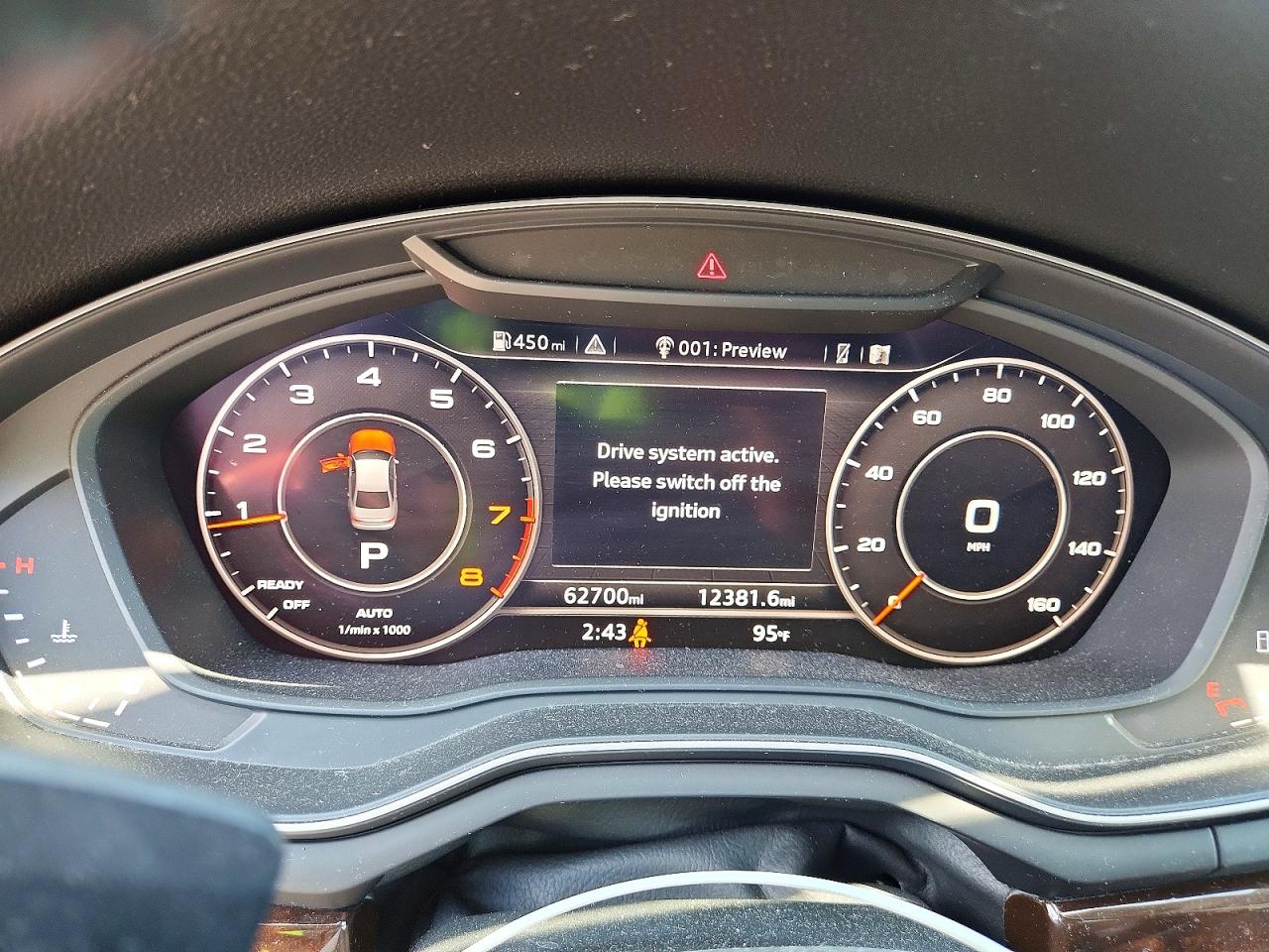 2019 Audi A4 Premium Plus Gray vin: WAUENAF45KA015952