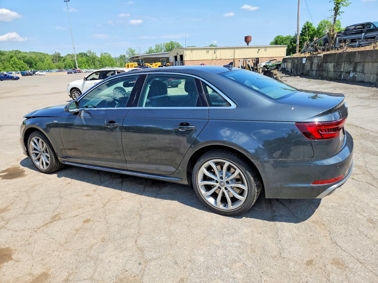 2019 Audi A4 Premium Plus Gray vin: WAUENAF45KA015952
