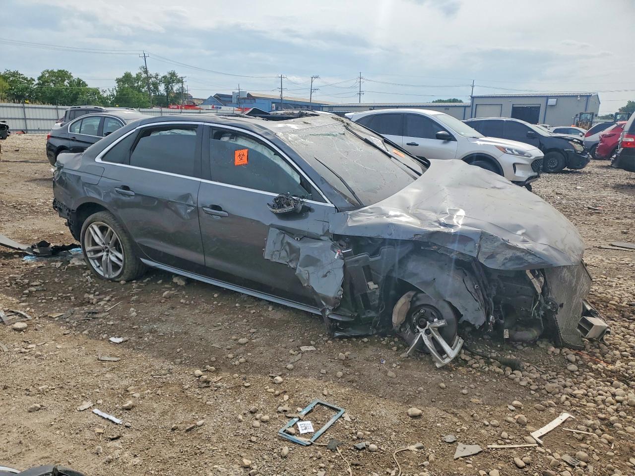 2020 Audi A4 Premium Plus Gray vin: WAUENAF45LA068782