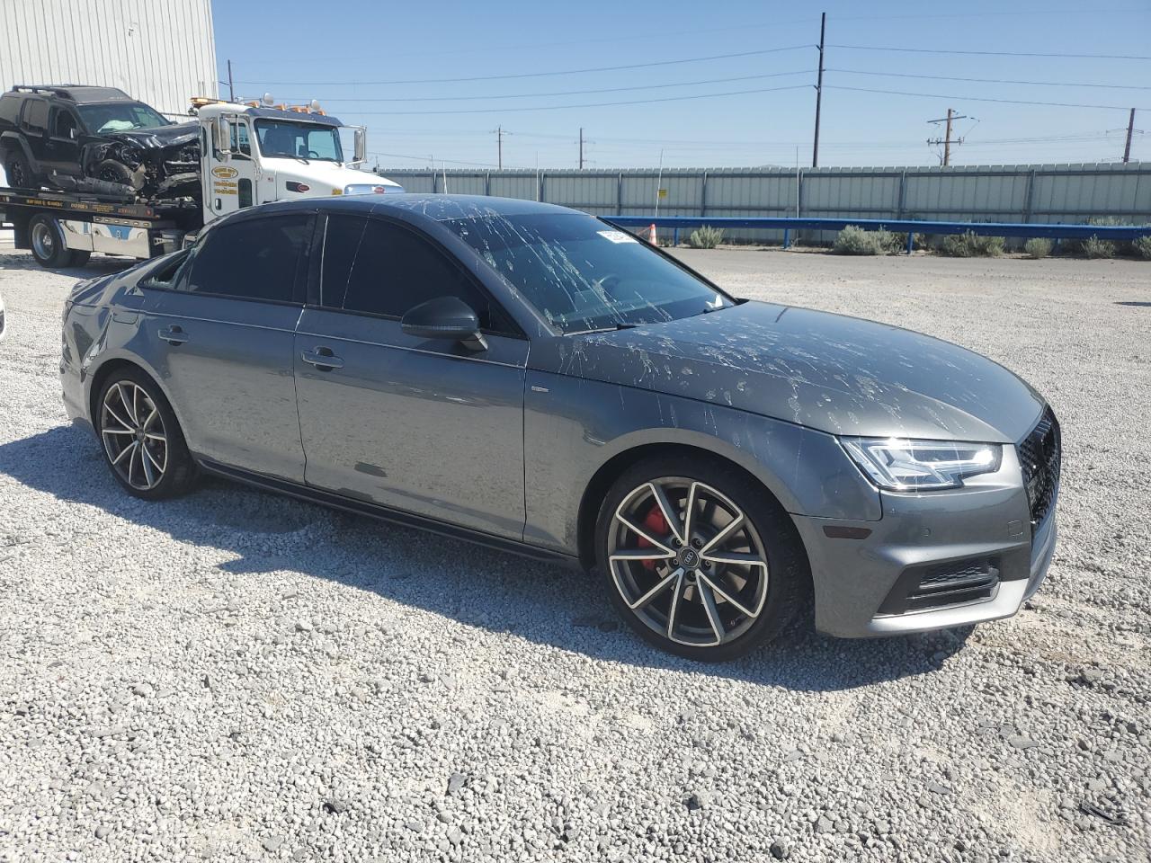 2018 Audi A4 Premium Plus Black vin: WAUENAF46JA059280