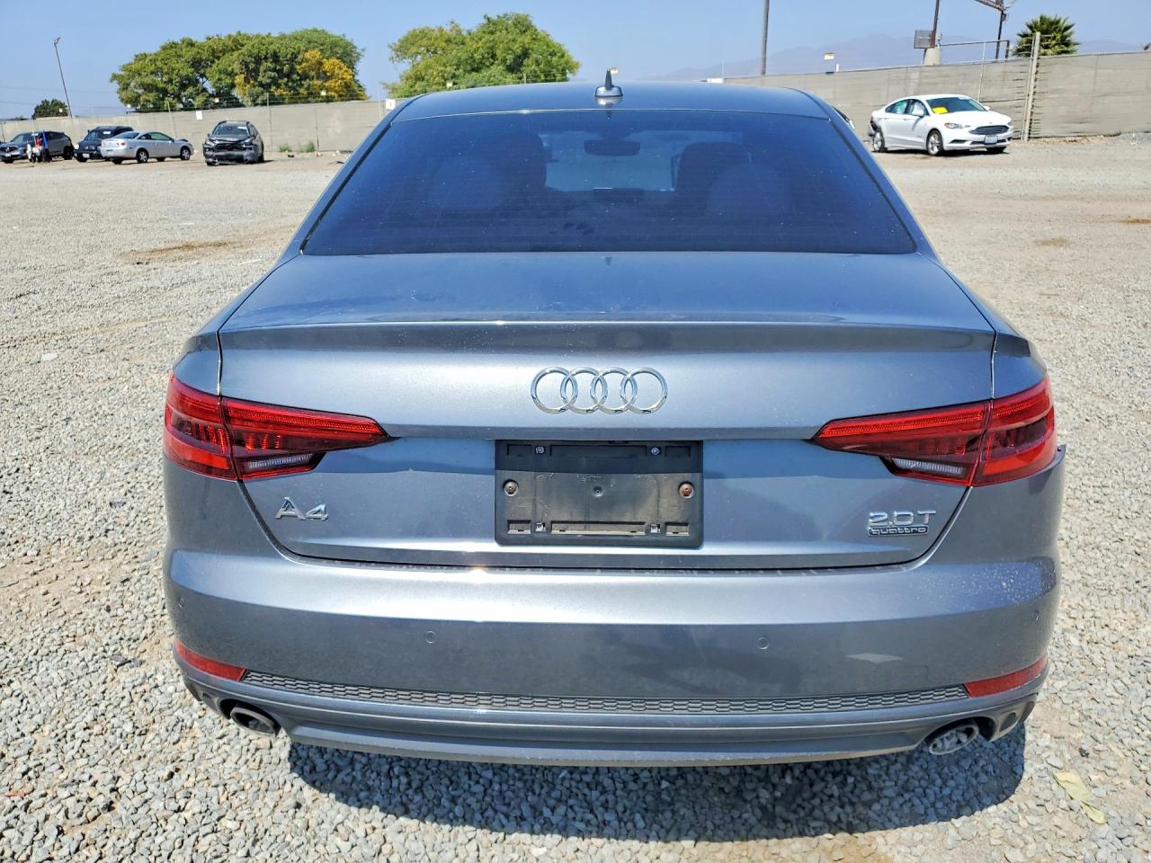 2017 Audi A4 Premium Plus Gray vin: WAUENAF47HN054138