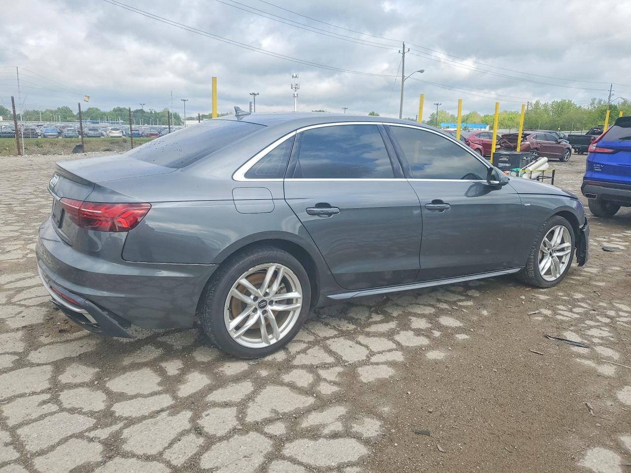 2020 Audi A4 Premium Plus Gray vin: WAUENAF47LN004932