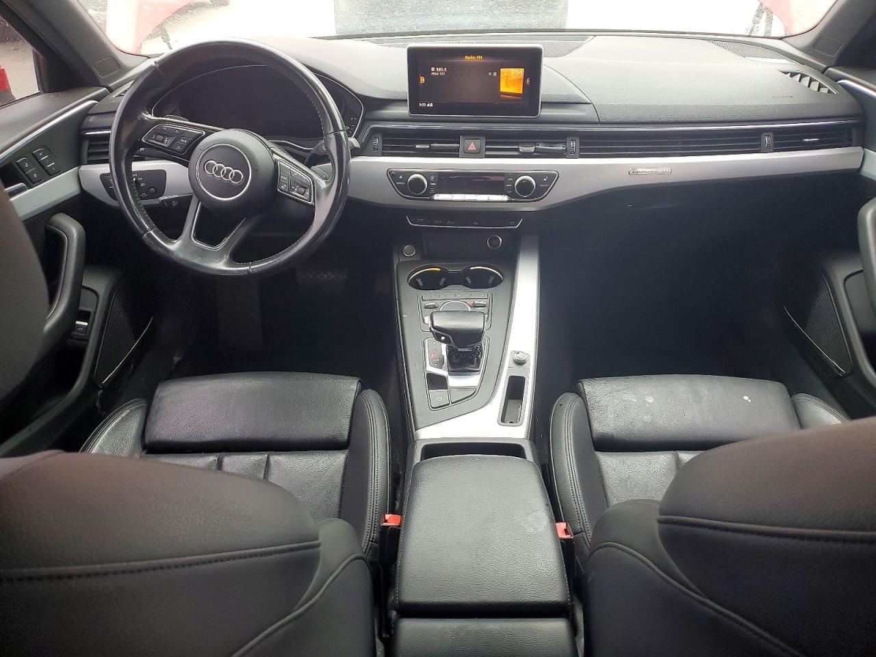 2017 Audi A4 Premium Plus Red vin: WAUENAF48HN023416