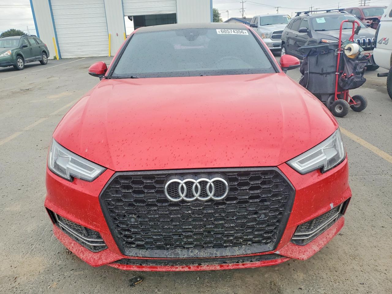 2017 Audi A4 Premium Plus Red vin: WAUENAF48HN023416