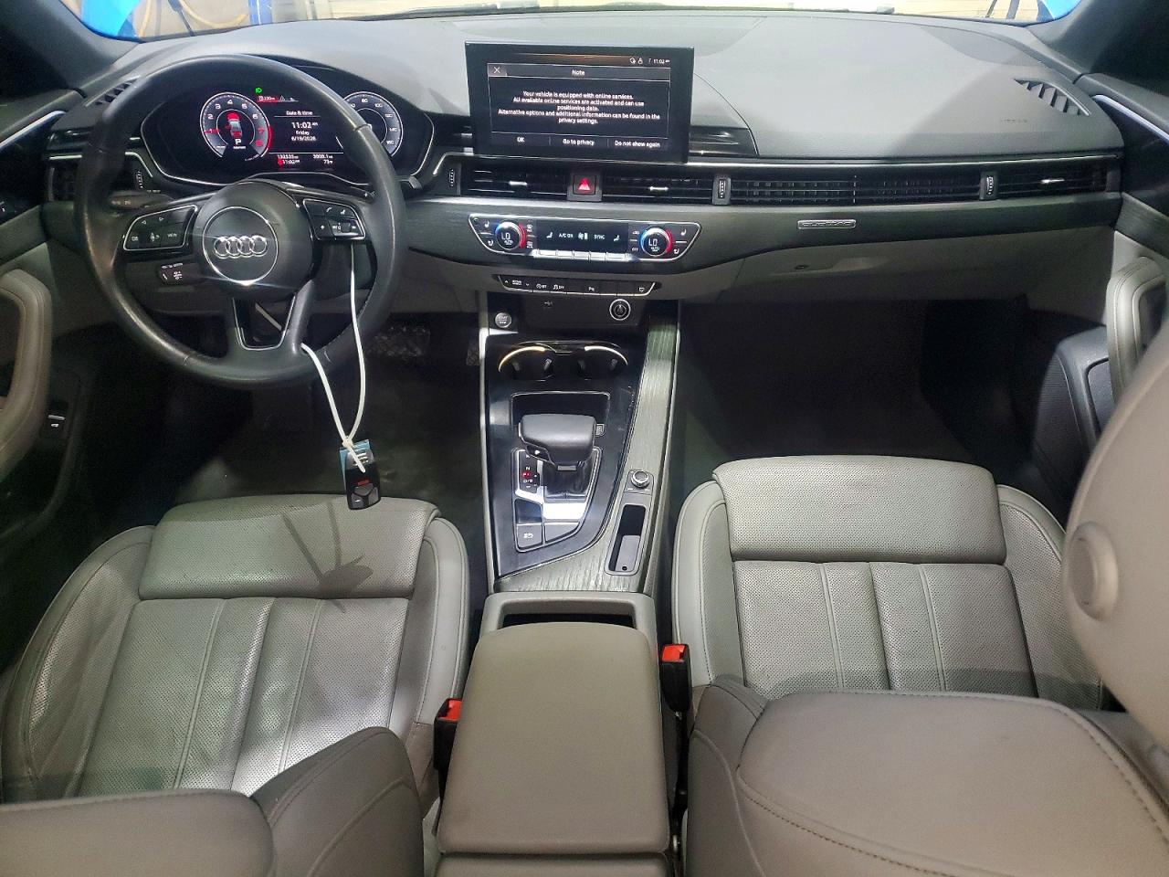 2020 Audi A4 Premium Plus Blue vin: WAUENAF48LN014482