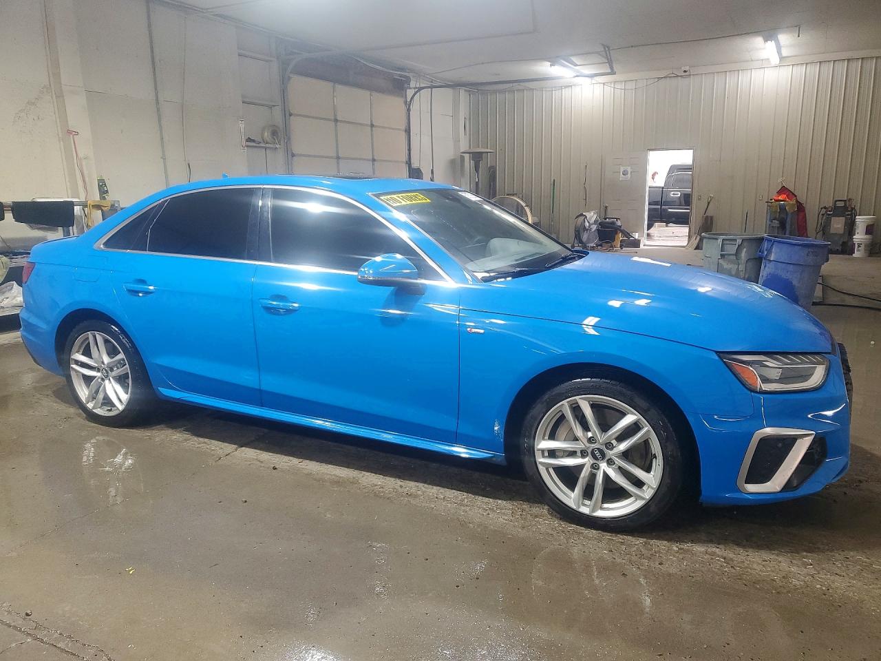 2020 Audi A4 Premium Plus Blue vin: WAUENAF48LN014482