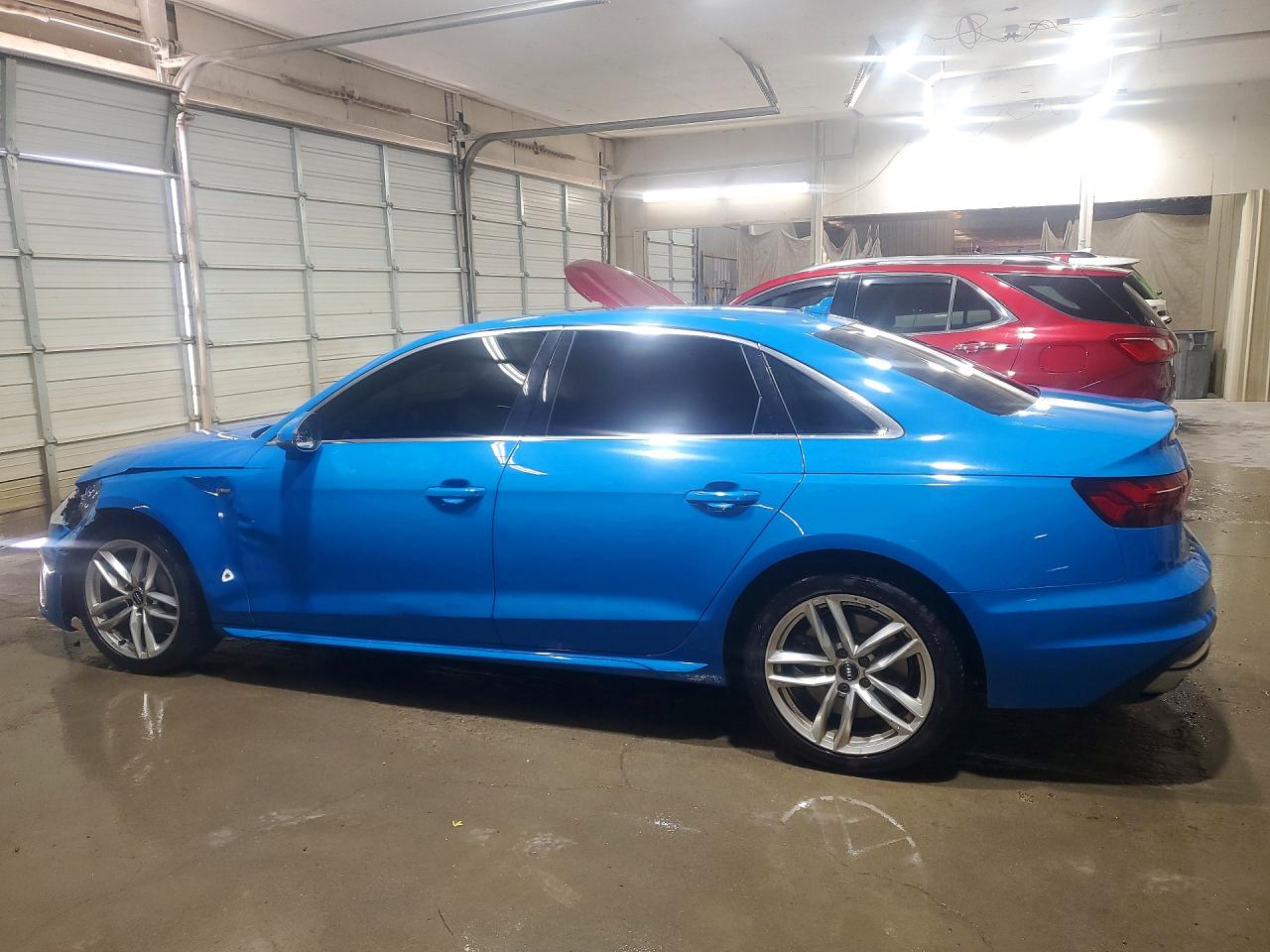2020 Audi A4 Premium Plus Blue vin: WAUENAF48LN014482