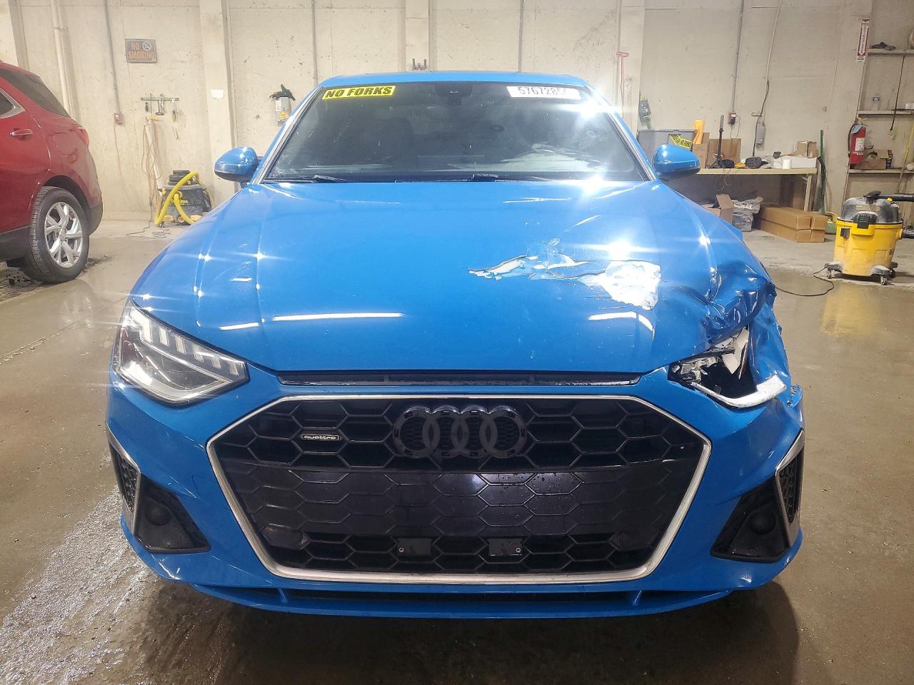 2020 Audi A4 Premium Plus Blue vin: WAUENAF48LN014482