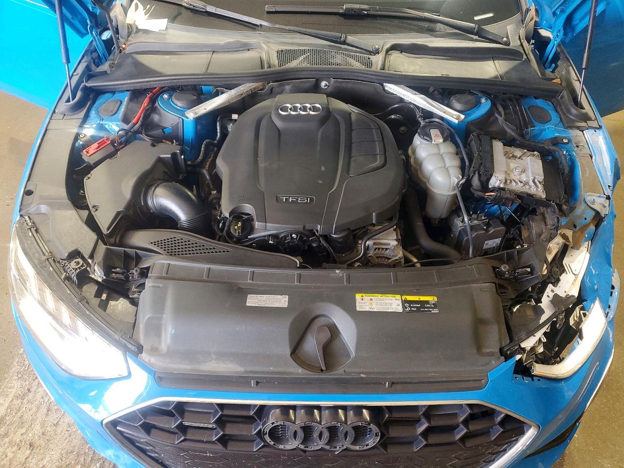 2020 Audi A4 Premium Plus Blue vin: WAUENAF48LN014482