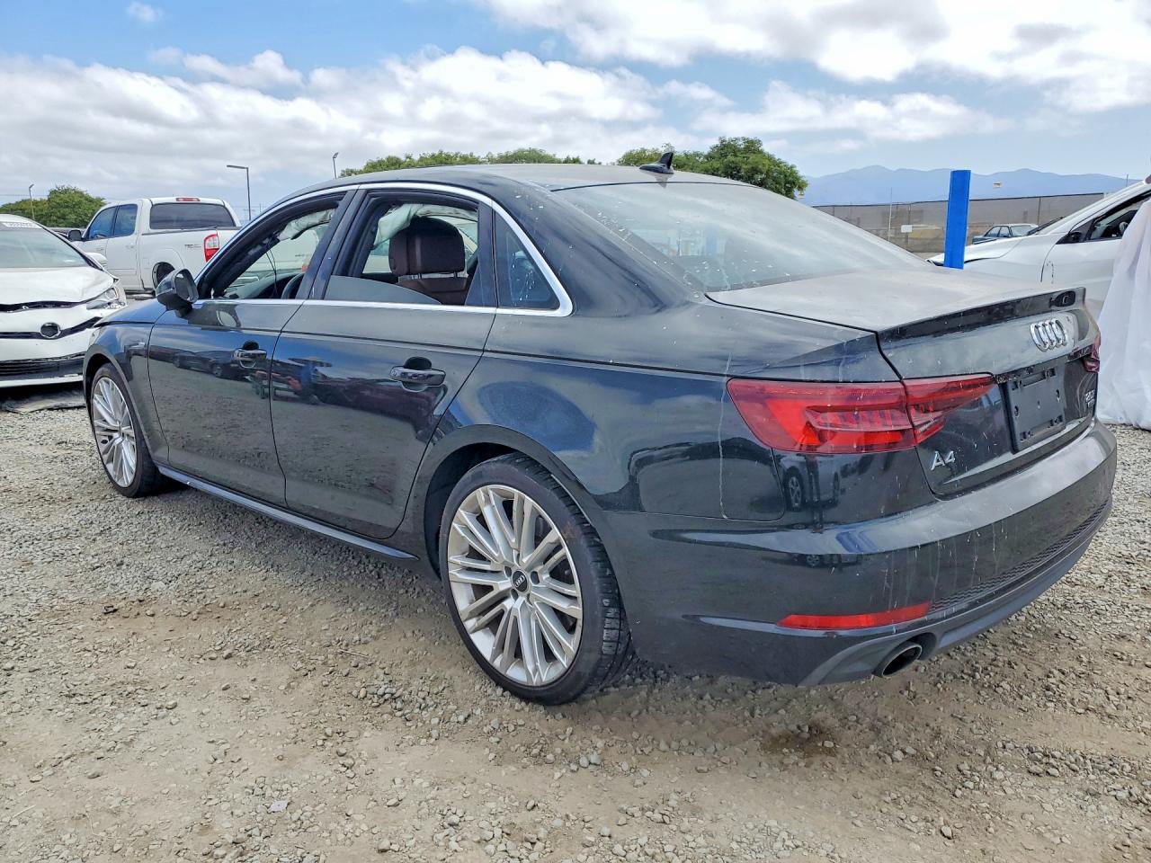 2018 Audi A4 Premium Plus Black vin: WAUENAF4XJA063526