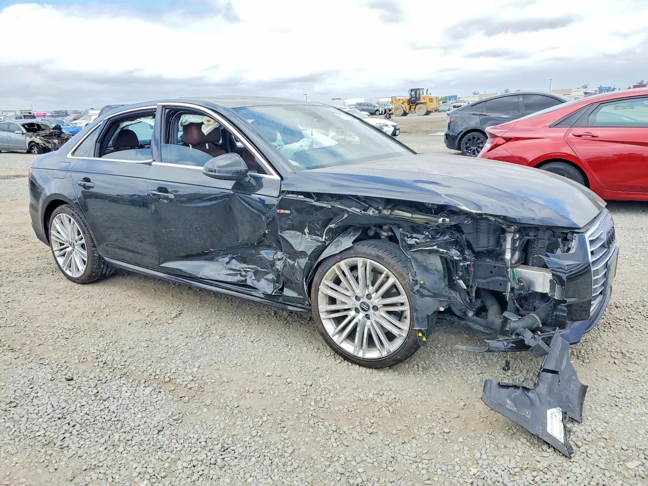 2018 Audi A4 Premium Plus Black vin: WAUENAF4XJA063526