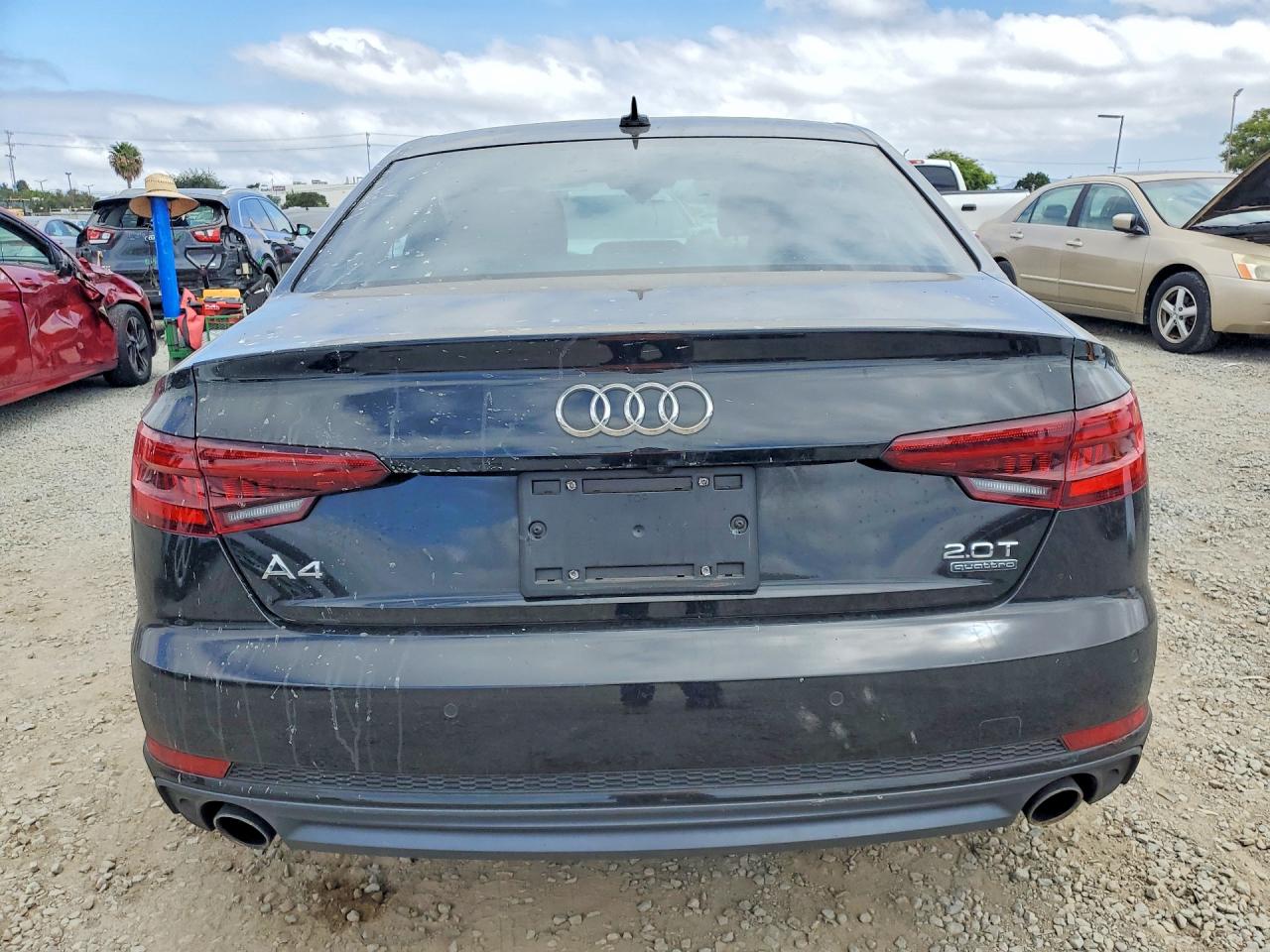 2018 Audi A4 Premium Plus Black vin: WAUENAF4XJA063526
