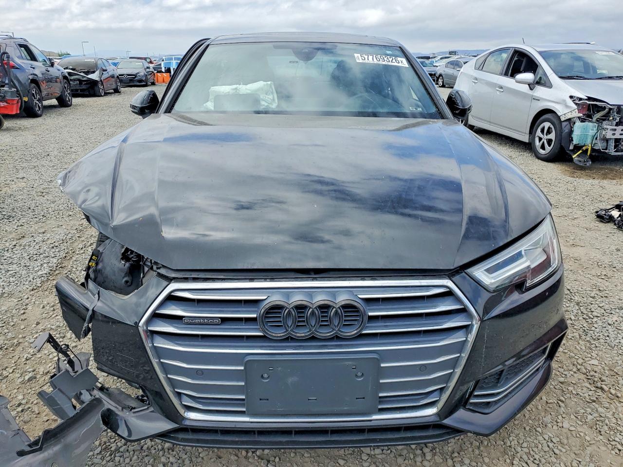 2018 Audi A4 Premium Plus Black vin: WAUENAF4XJA063526