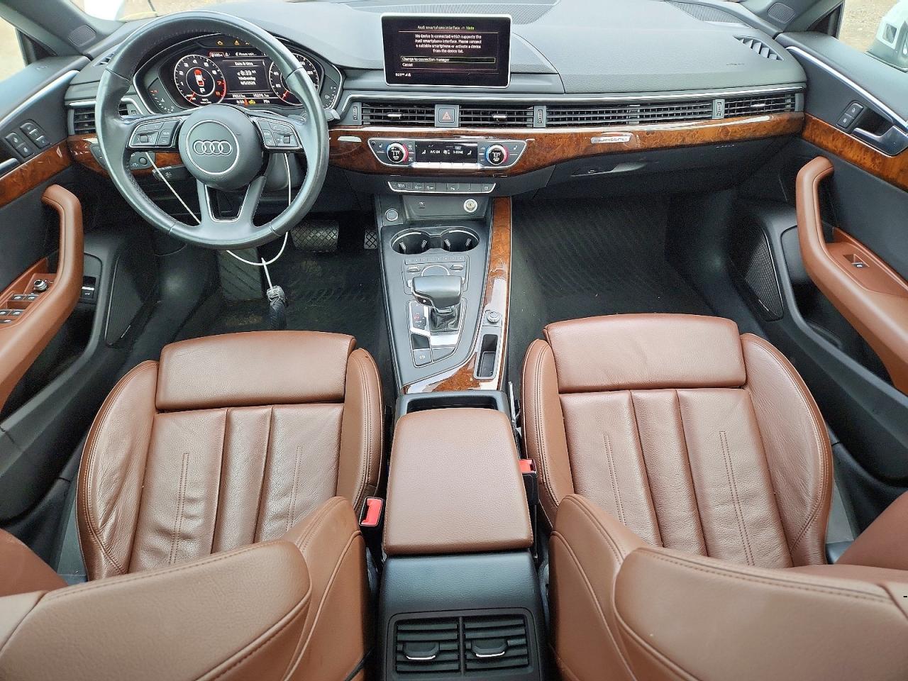 2018 Audi A5 Premium Plus S-line White vin: WAUENCF50JA135841