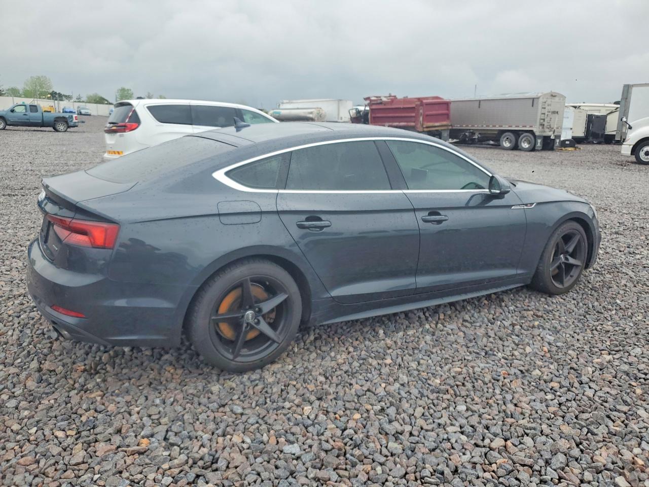 2019 Audi A5 Premium Plus S-line Black vin: WAUENCF50KA025048