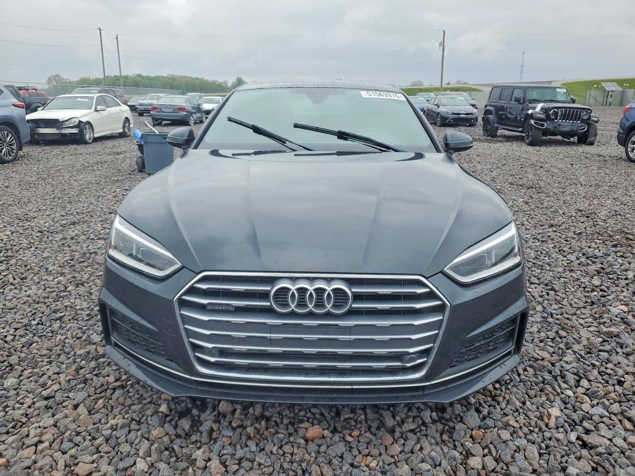 2019 Audi A5 Premium Plus S-line Black vin: WAUENCF50KA025048