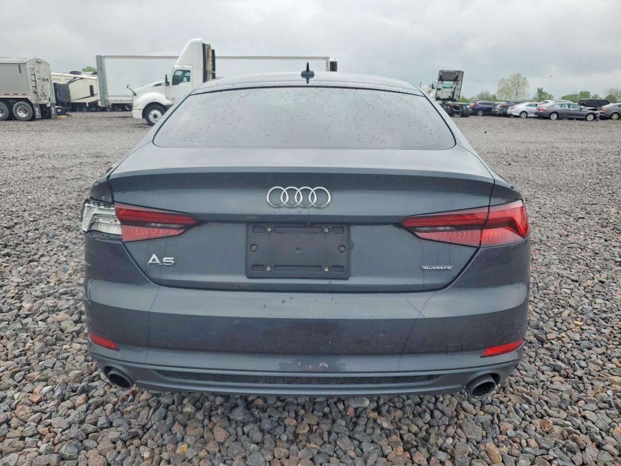 2019 Audi A5 Premium Plus S-line Black vin: WAUENCF50KA025048