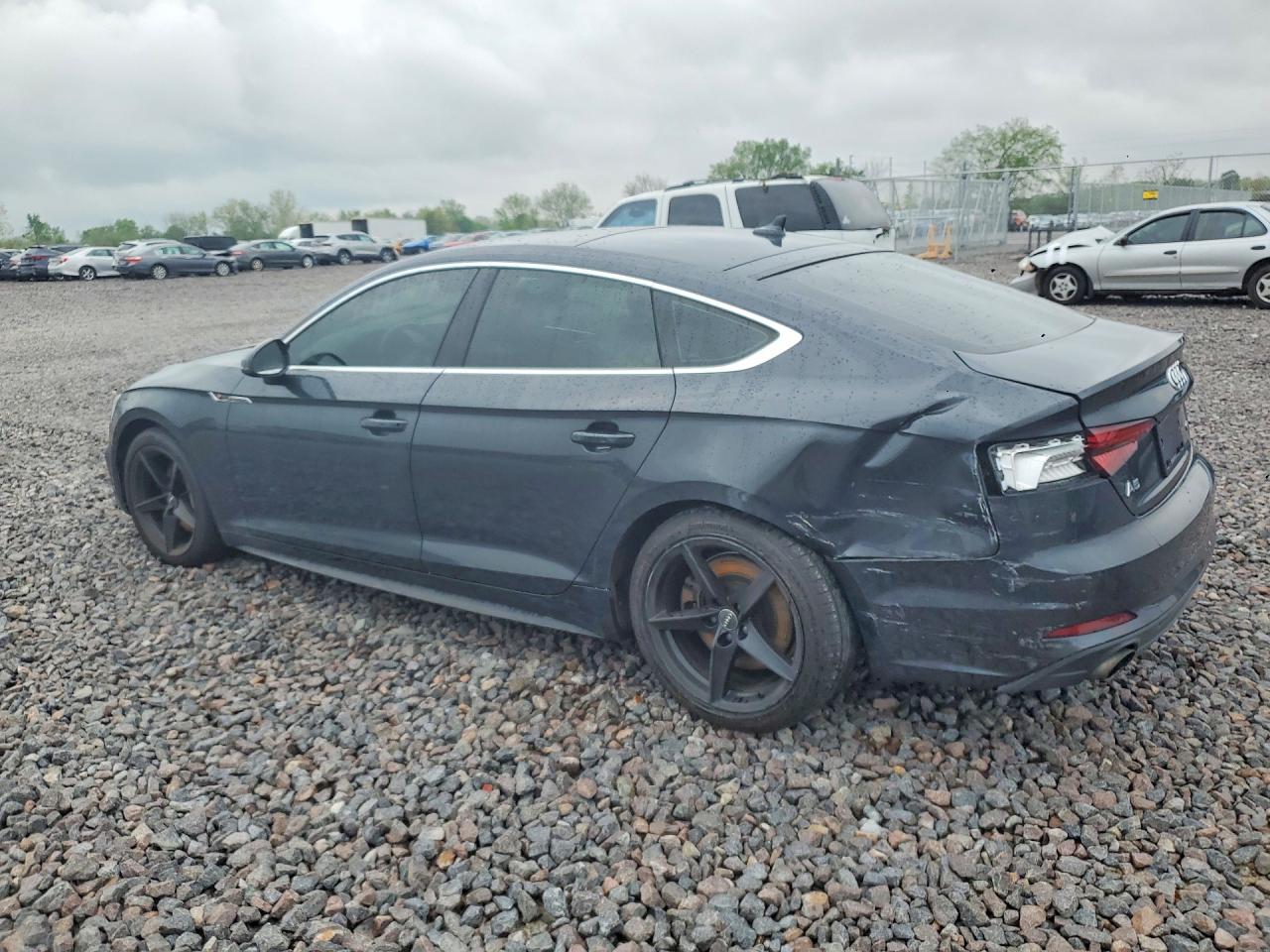 2019 Audi A5 Premium Plus S-line Black vin: WAUENCF50KA025048