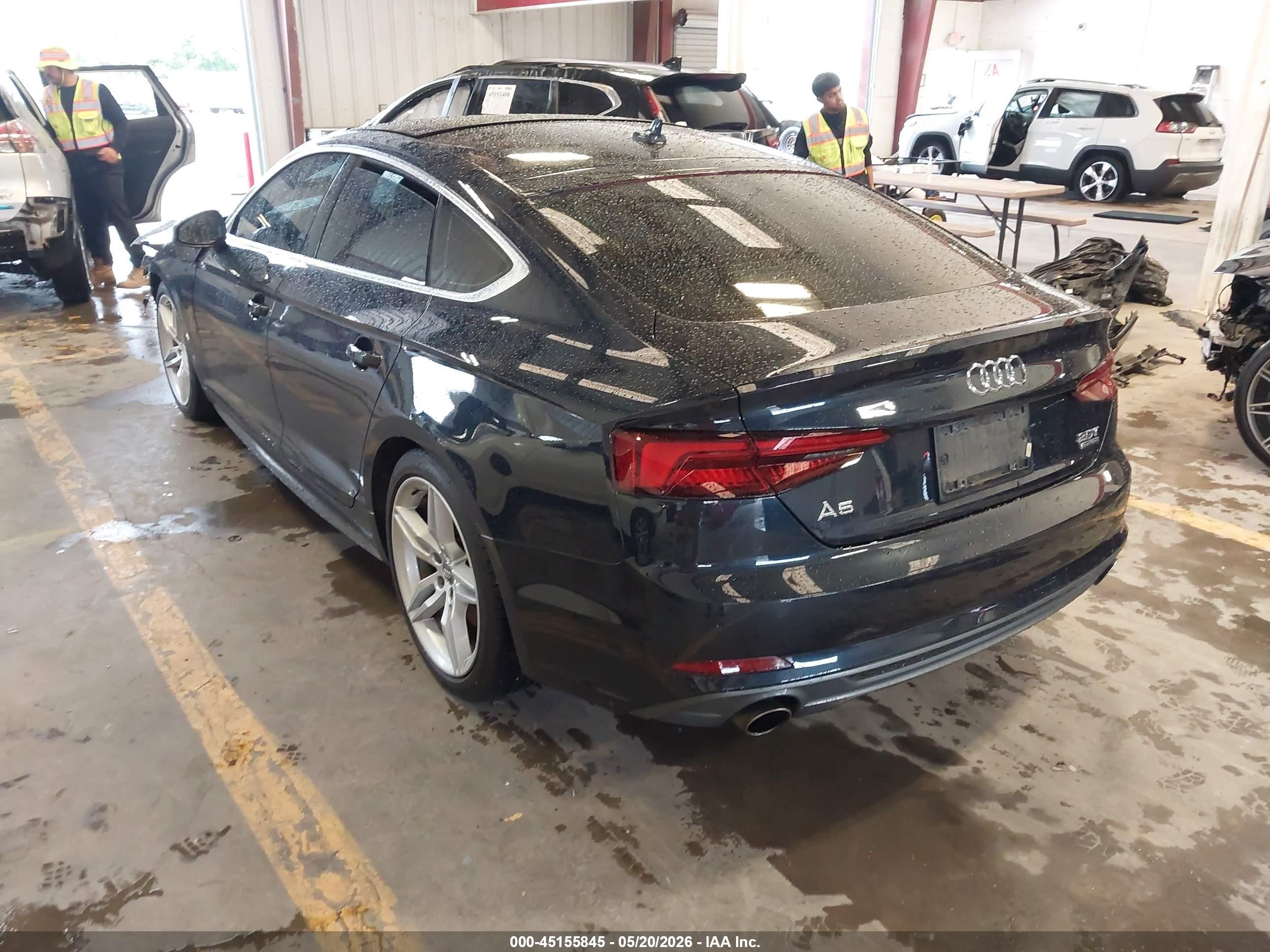 2018 Audi A5 2.0t Premium Blue vin: WAUENCF53JA034874