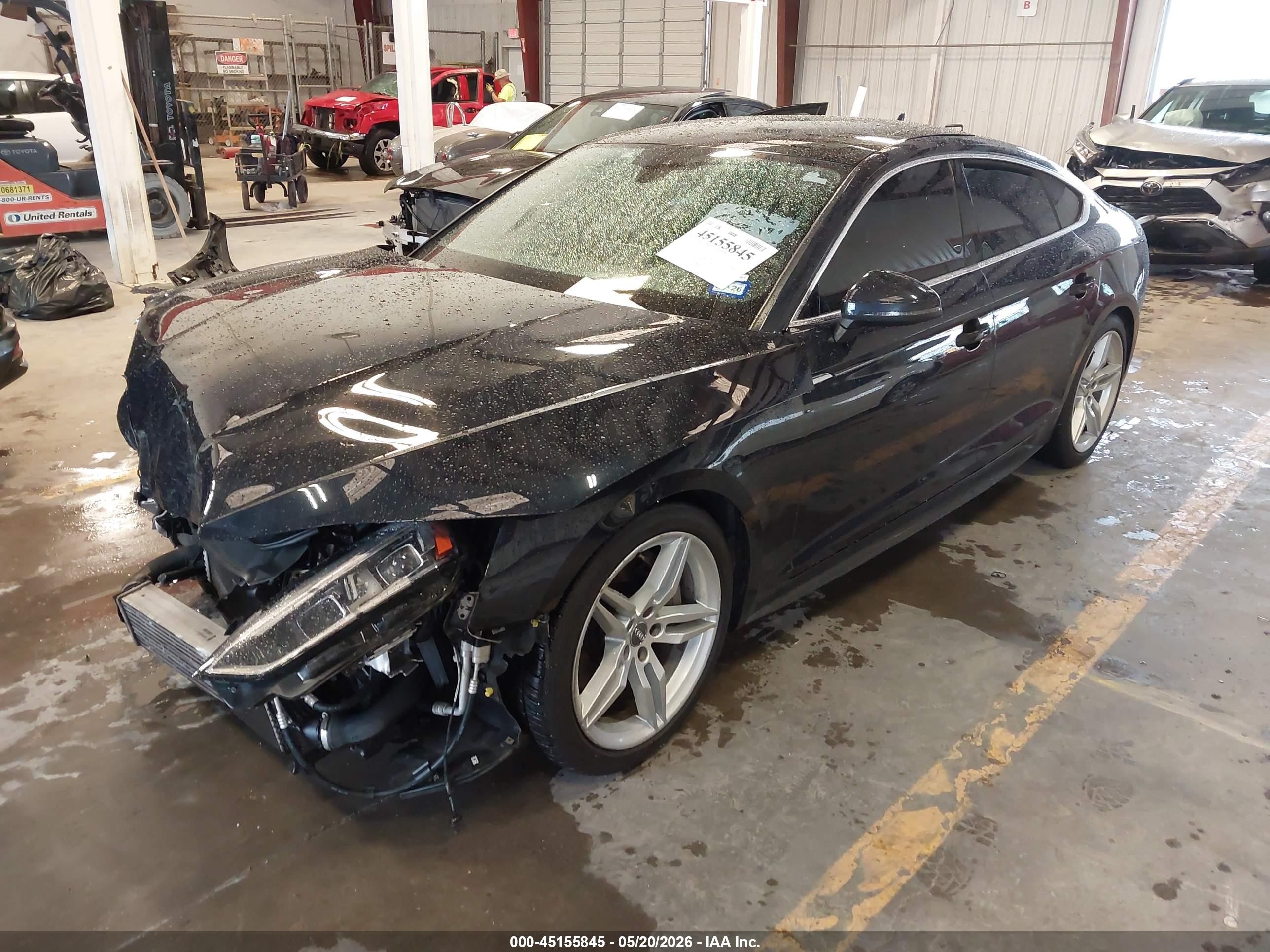 2018 Audi A5 2.0t Premium Blue vin: WAUENCF53JA034874