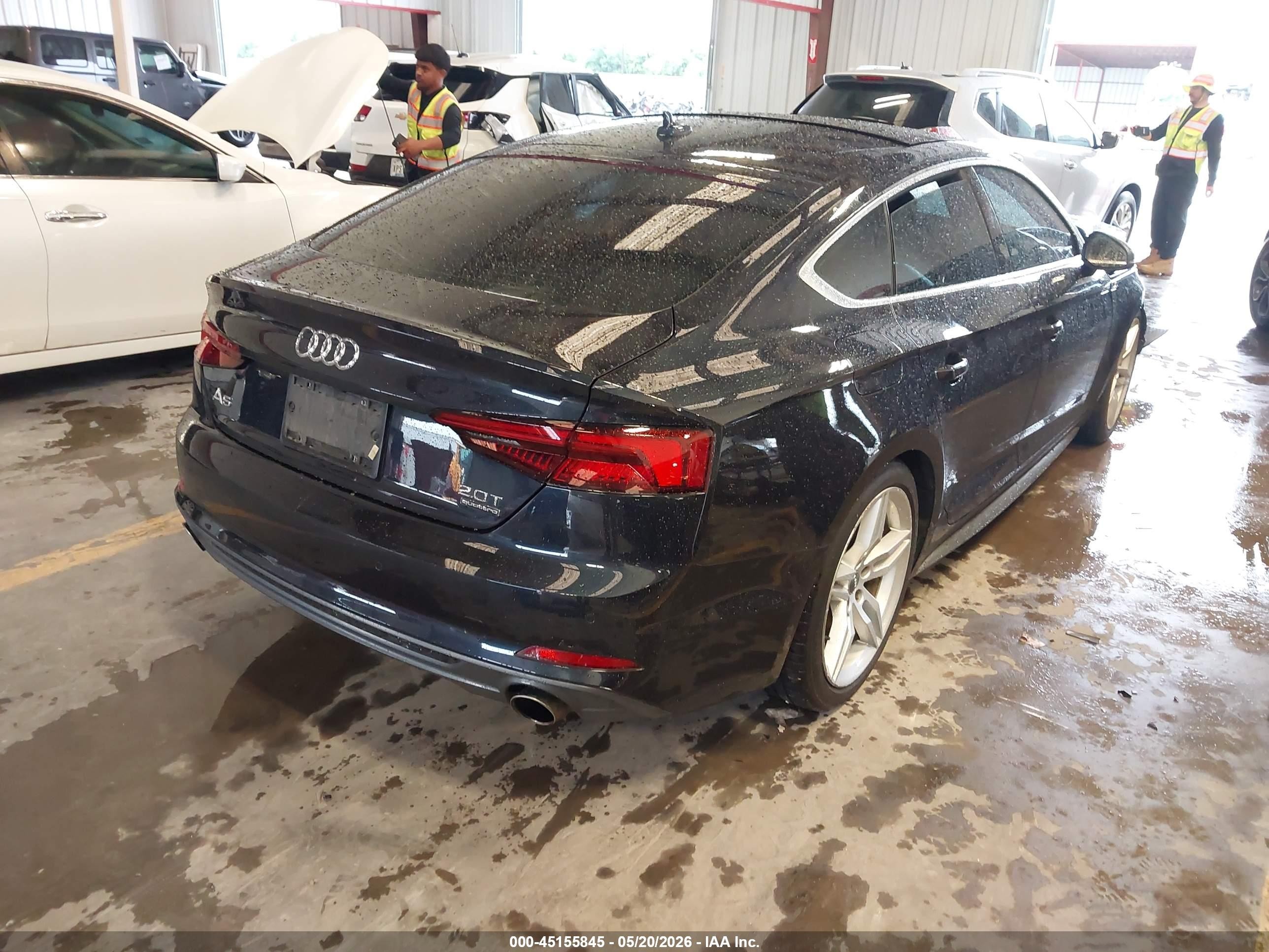2018 Audi A5 2.0t Premium Blue vin: WAUENCF53JA034874