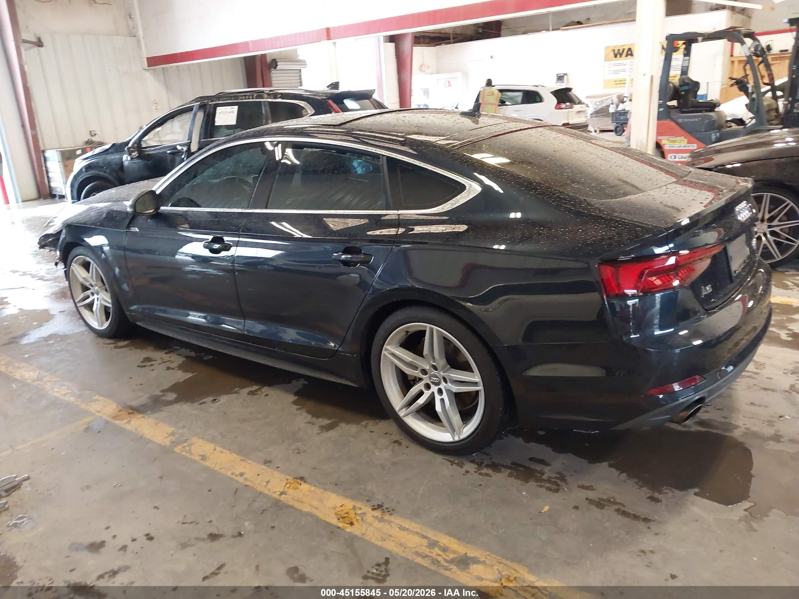 2018 Audi A5 2.0t Premium Blue vin: WAUENCF53JA034874