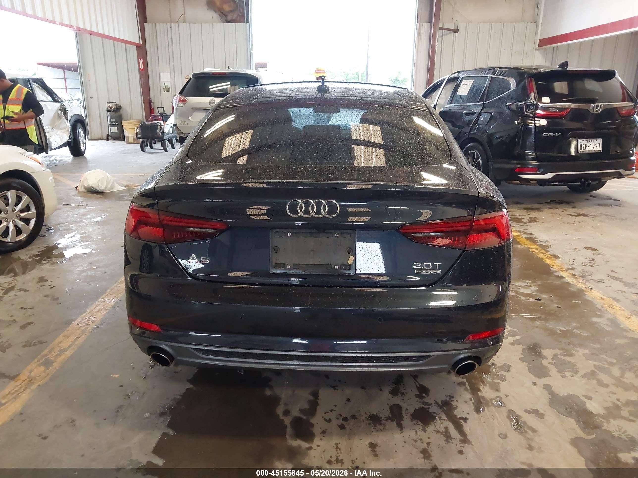 2018 Audi A5 2.0t Premium Blue vin: WAUENCF53JA034874
