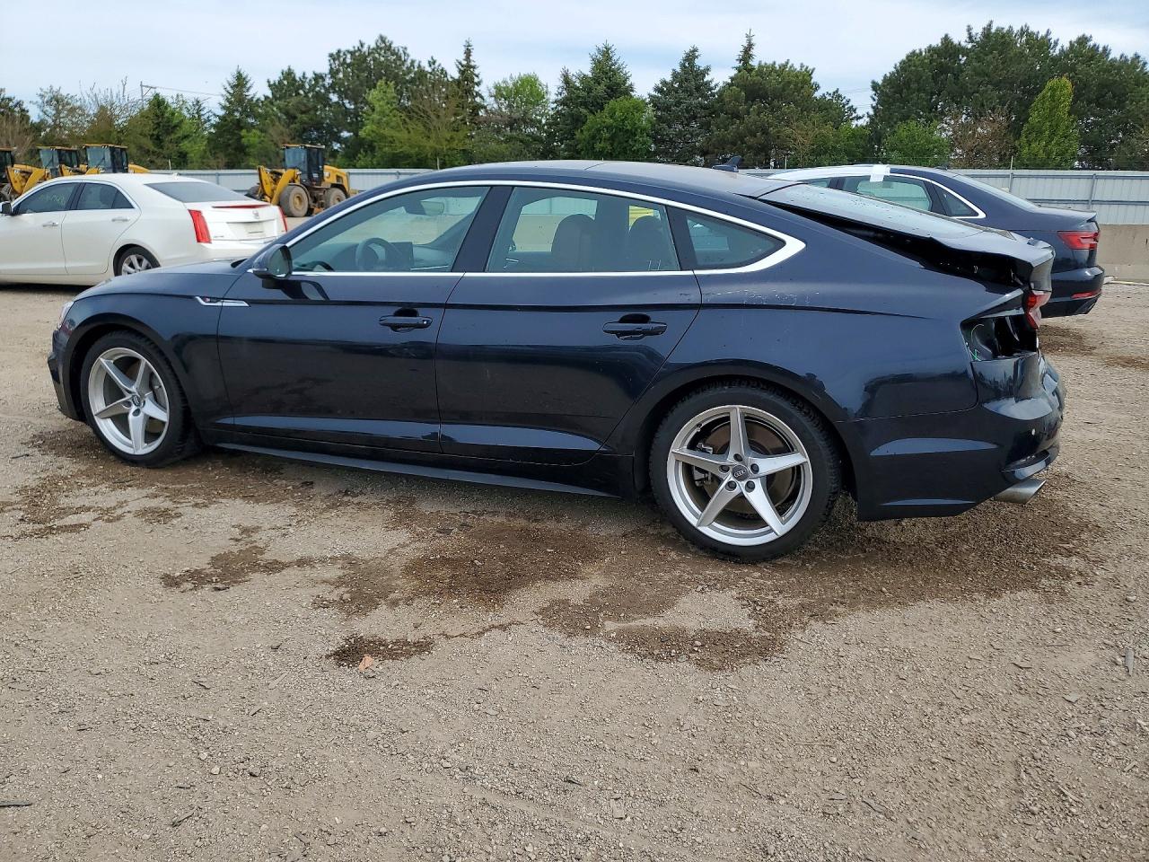 2018 Audi A5 Premium Plus S-line Black vin: WAUENCF54JA050422