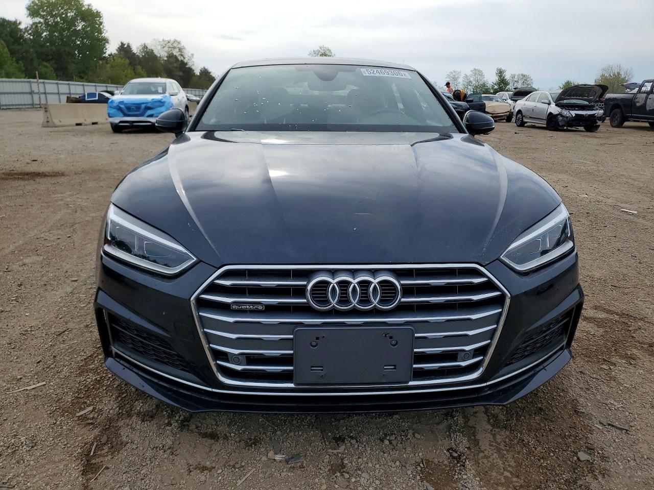 2018 Audi A5 Premium Plus S-line Black vin: WAUENCF54JA050422