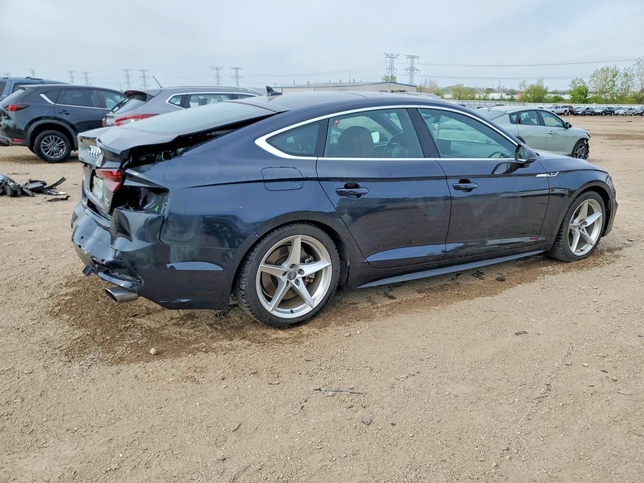 2018 Audi A5 Premium Plus S-line Black vin: WAUENCF54JA050422