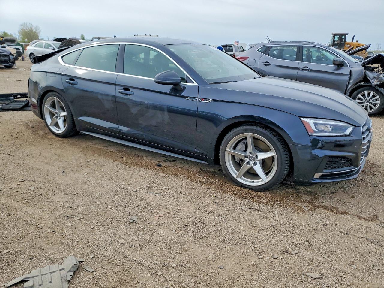 2018 Audi A5 Premium Plus S-line Black vin: WAUENCF54JA050422