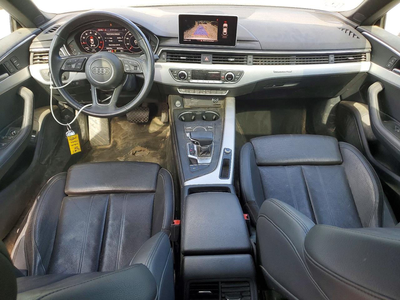 2019 Audi A5 Premium Plus S-line White vin: WAUENCF57KA072996