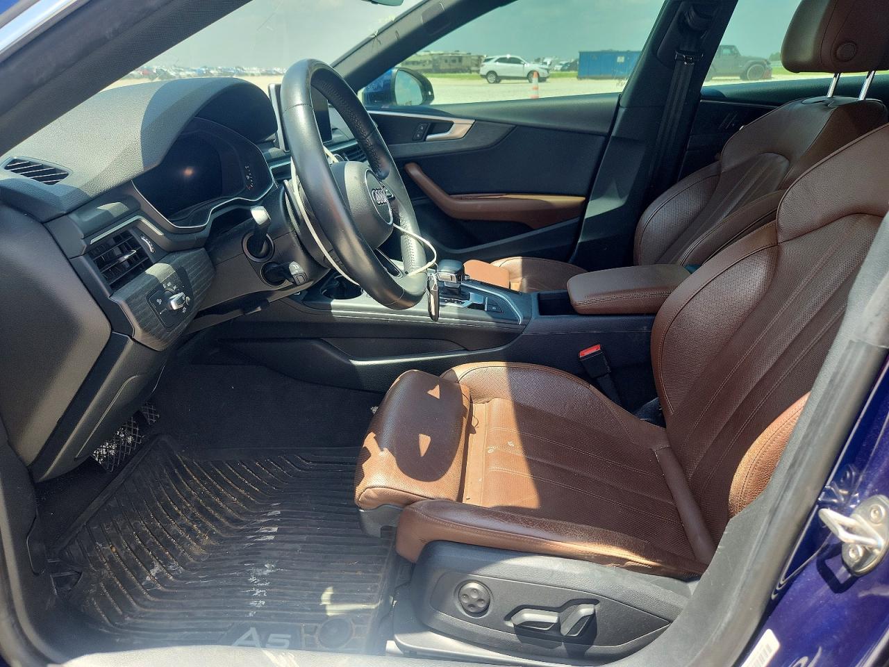 2018 Audi A5 Premium Plus S-line Blue vin: WAUENCF58JA117216