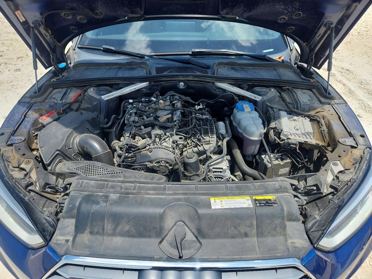 2018 Audi A5 Premium Plus S-line Blue vin: WAUENCF58JA117216