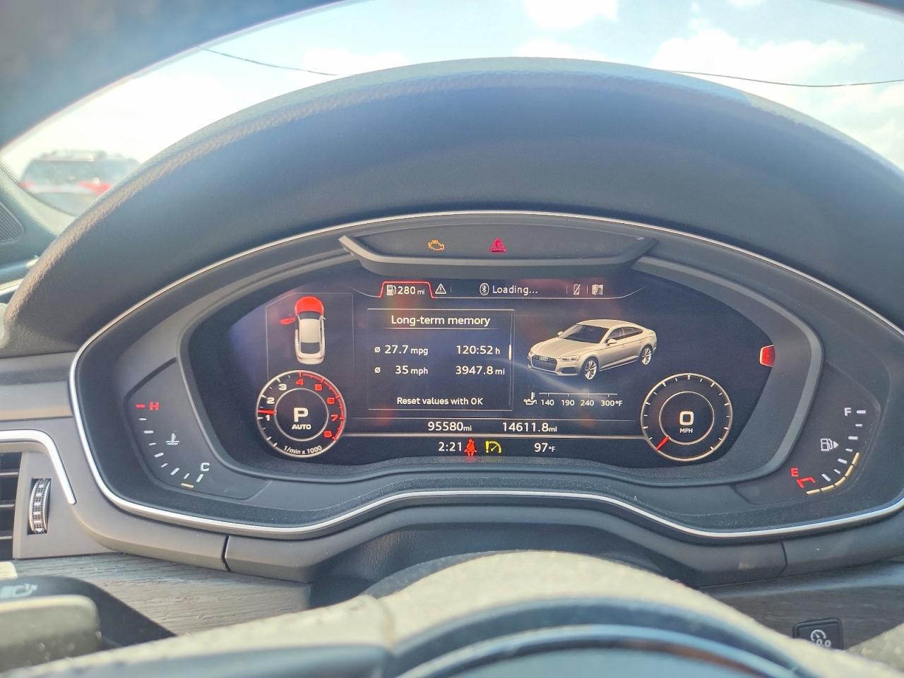2018 Audi A5 Premium Plus S-line Blue vin: WAUENCF58JA117216