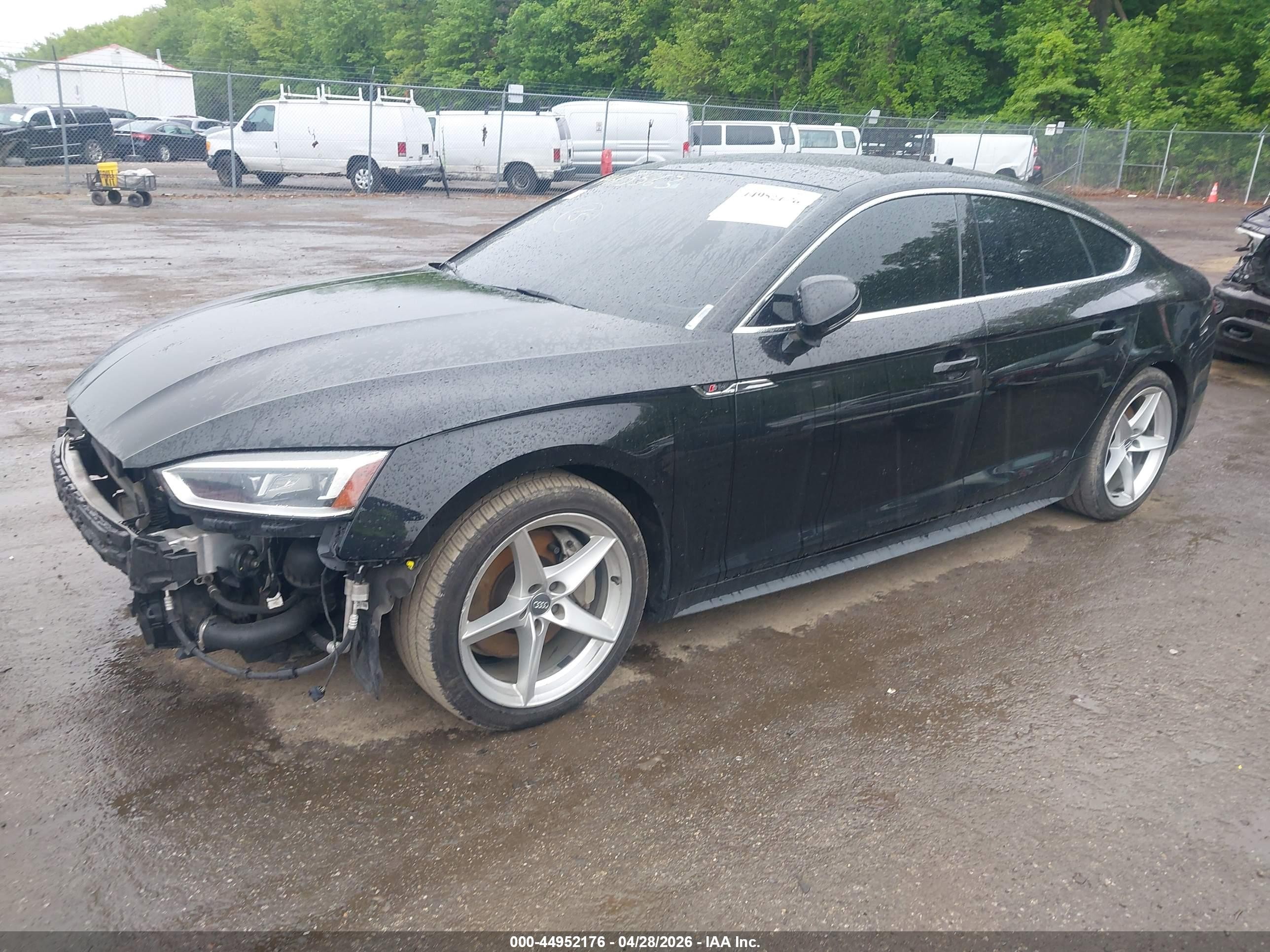 2018 Audi A5 2.0t Premium Black vin: WAUENCF59JA089412