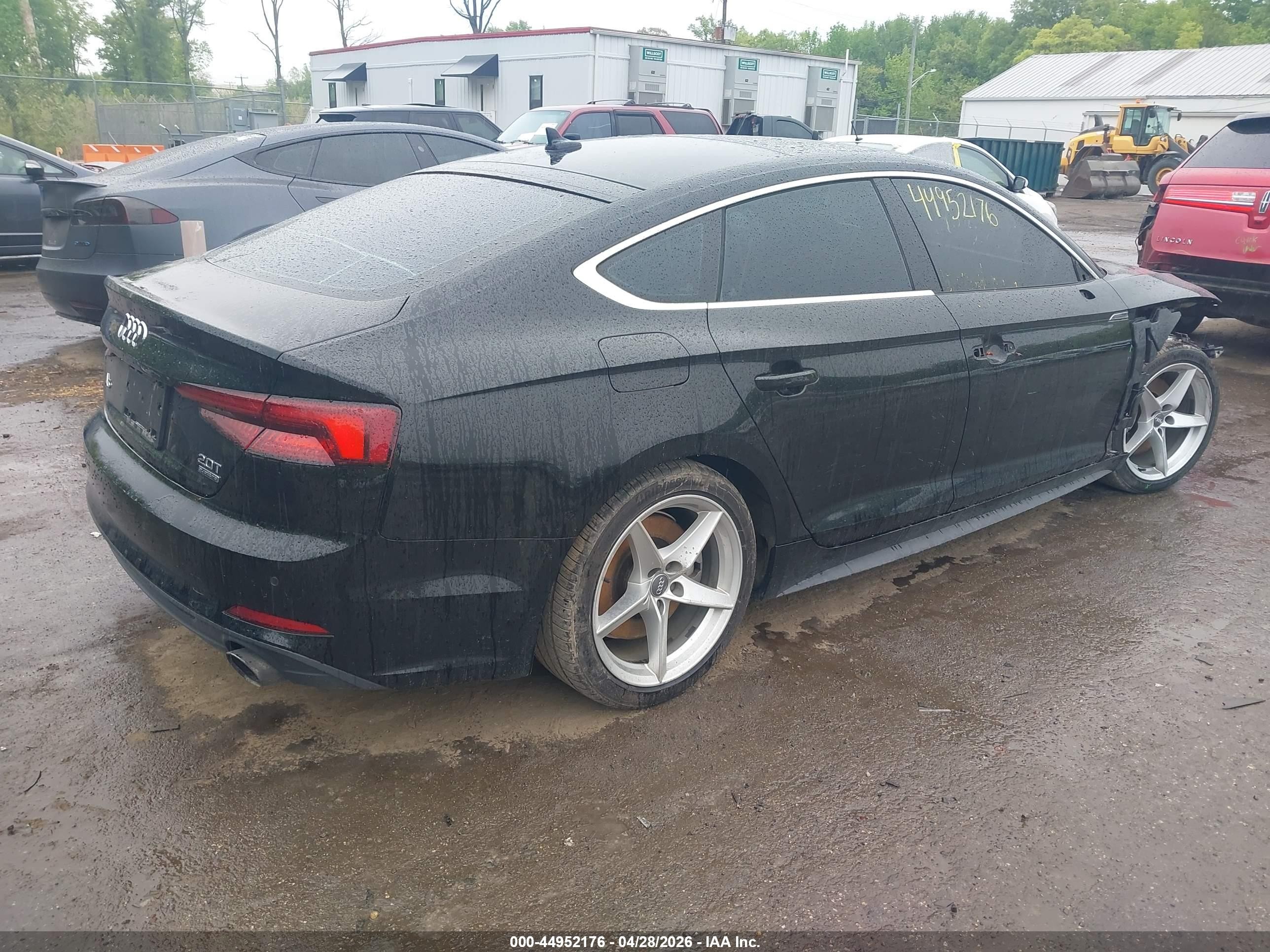 2018 Audi A5 2.0t Premium Black vin: WAUENCF59JA089412