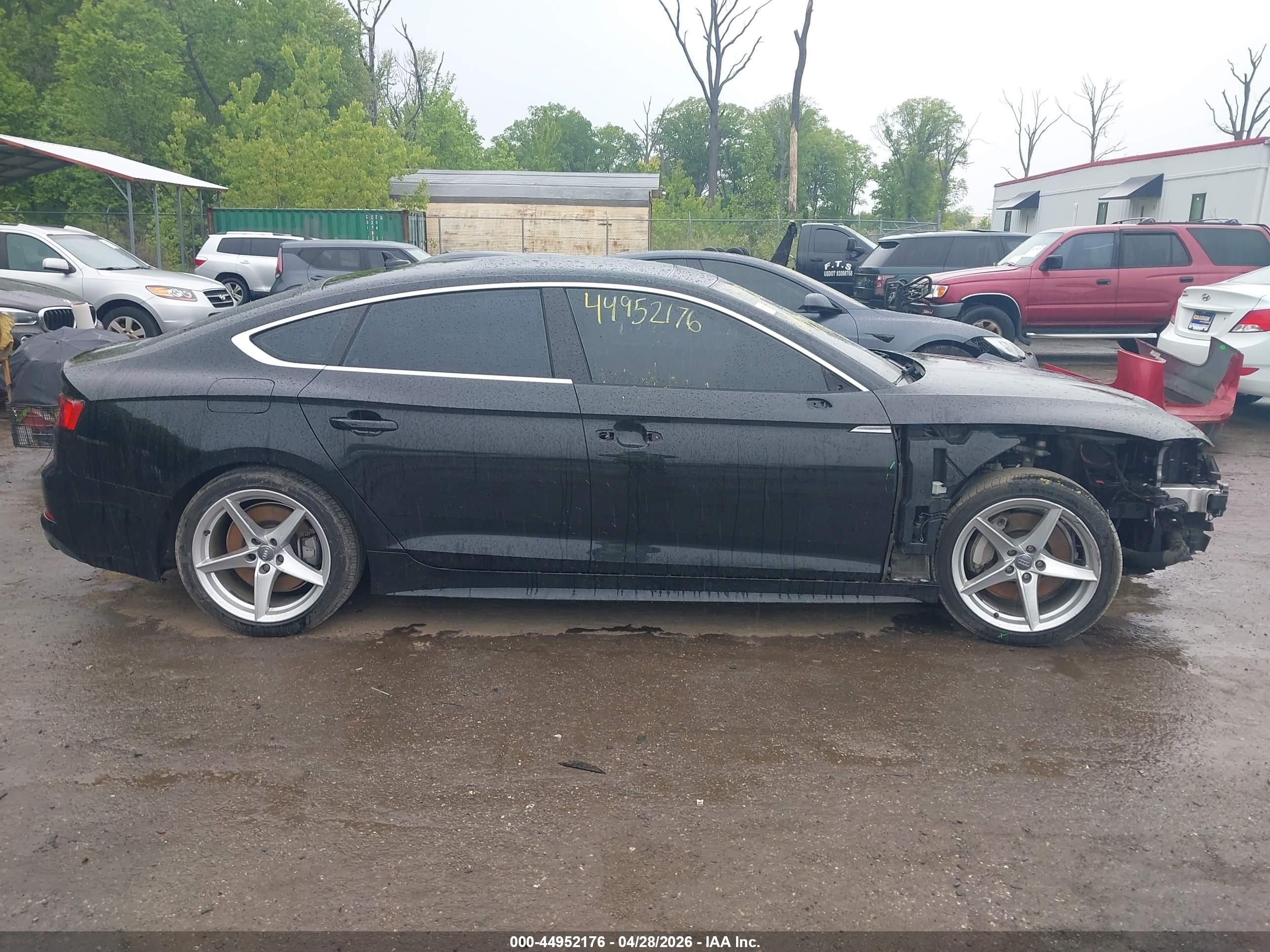 2018 Audi A5 2.0t Premium Black vin: WAUENCF59JA089412