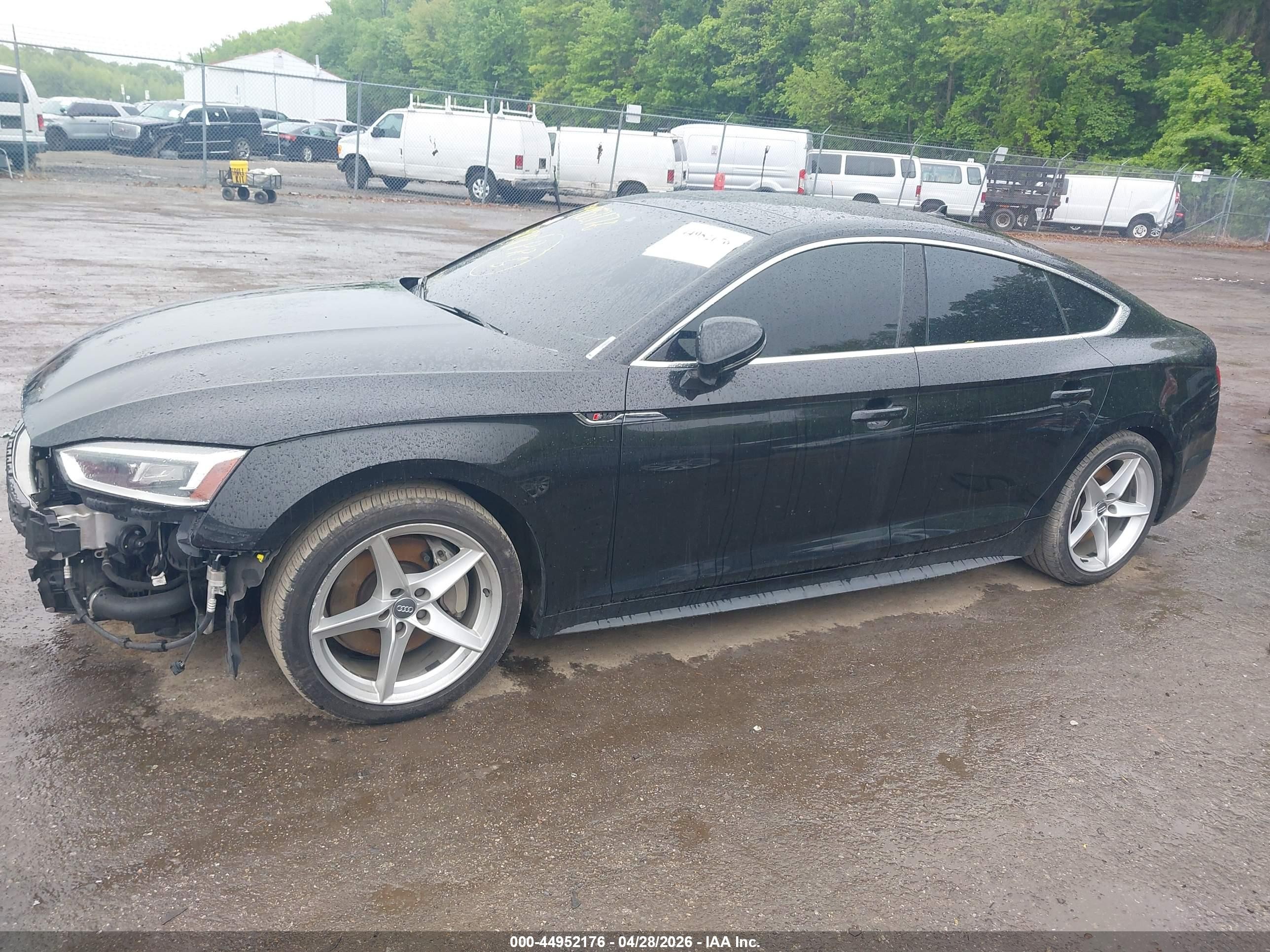 2018 Audi A5 2.0t Premium Black vin: WAUENCF59JA089412